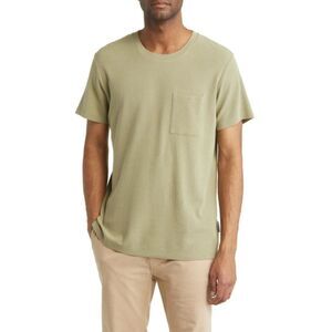 NN07 Shirt Mens Small Green Pullover Crew Short Sleeve Pocket Clive Tee